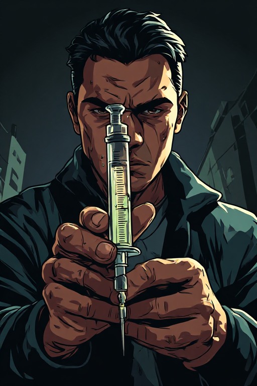 Cyanide syringe preparation